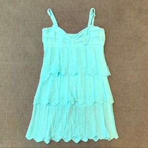 Marciano by Guess Turquoise Blue Crochet Tank XS